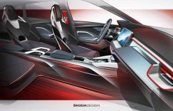 斯柯达VISION RS最新预告图 外观设计战斗范儿